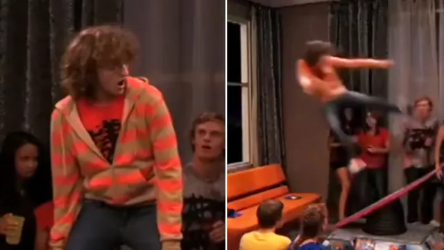 Nickelodeon Characters Falling To "Use Somebody" by Kings of Leon meme card