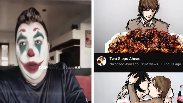 Nikocado Avocado's "Two Steps Ahead" Monologue meme card