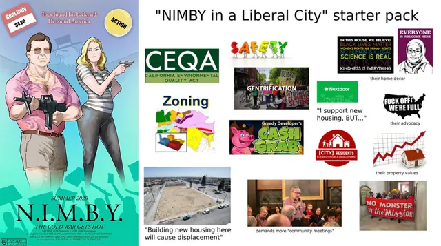 NIMBY / YIMBY meme card