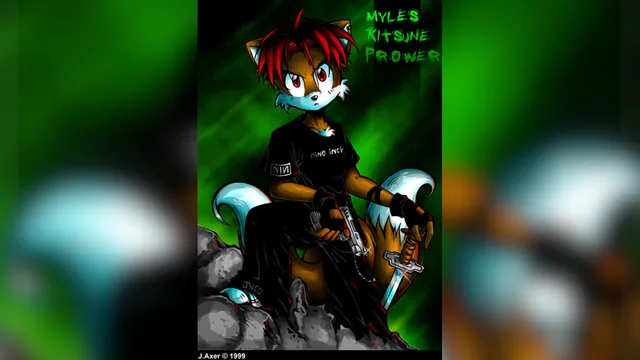Nine Inch Tails / Myles Kitsune Prower meme card