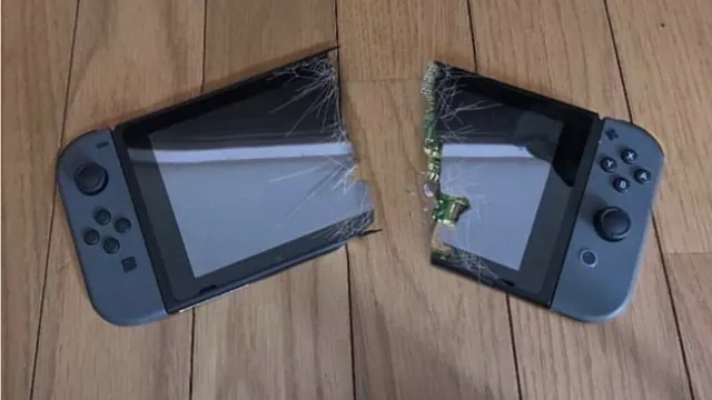 Nintendo Switch Broken in Half meme card