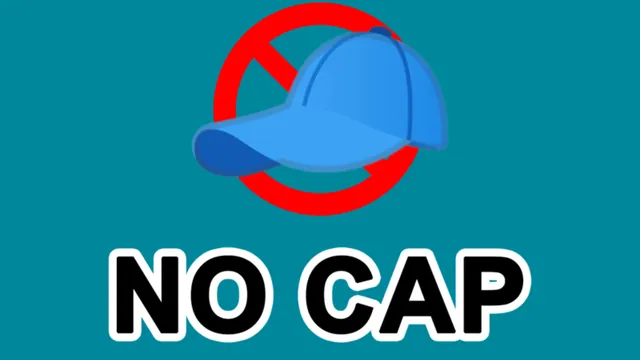 Carte meme No Cap / Cap / Capping