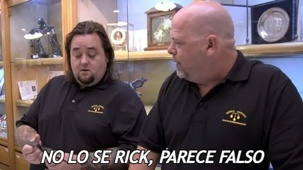 No Lo Sé Rick, Parece Falso meme card