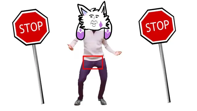 No No Square Song meme card