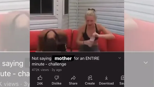 Not Saying X For An Entire Minute Challenge meme card