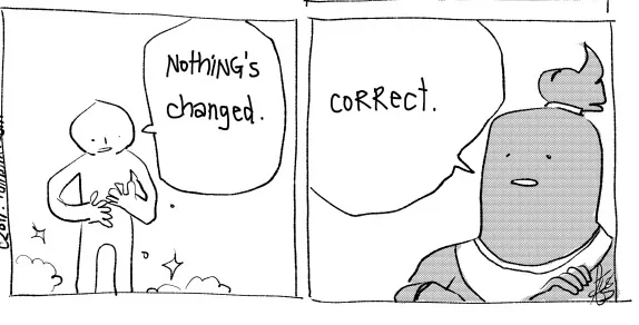 Carte meme Nothing’s Changed