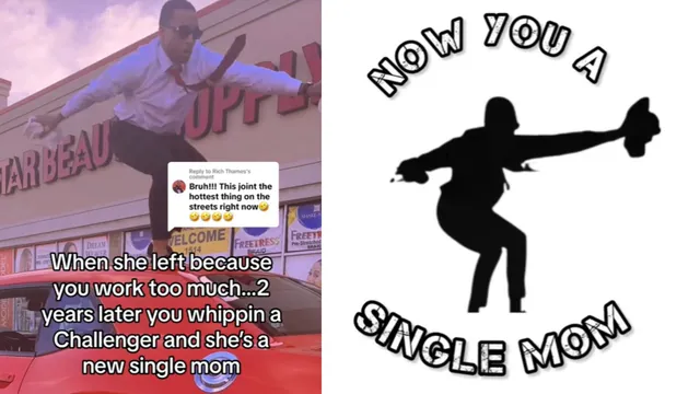 Now You A Single Mom meme card