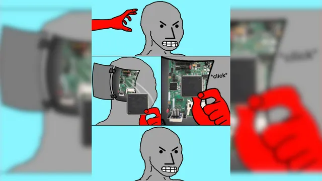 NPC Update Chip meme card