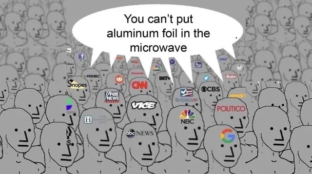 Carte meme NPC Wojak Crowd