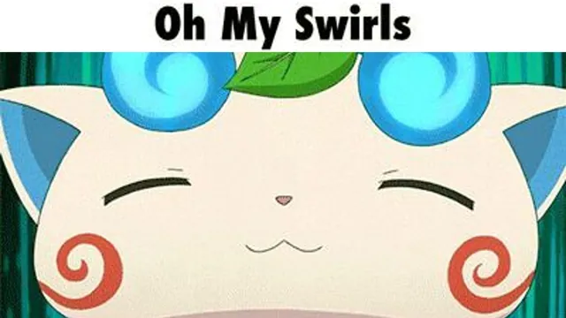Carte meme Oh My Swirls