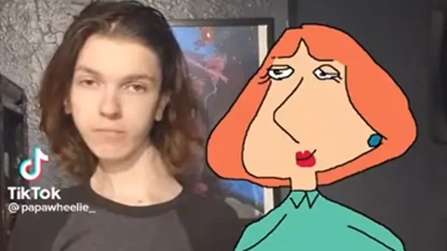 Oh She's 2D? Lois, Spin Around meme card