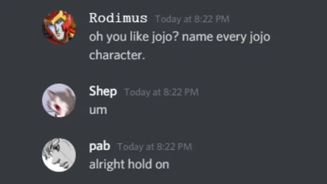 Oh, You Love X? Name Every Y meme card