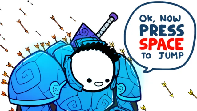 OK Now Press Space To Jump meme card
