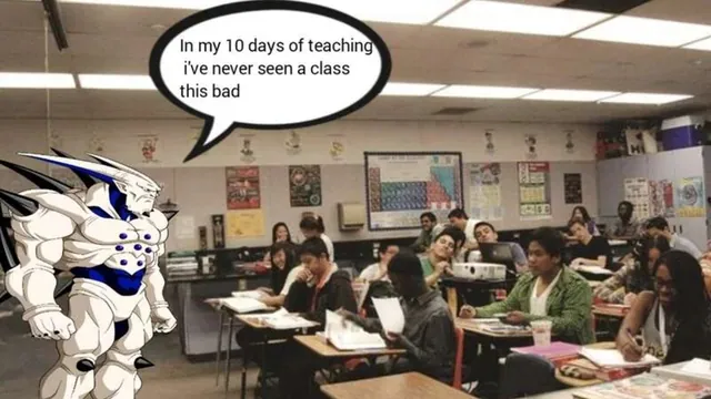 Carte meme Omega Shenron as a Teacher