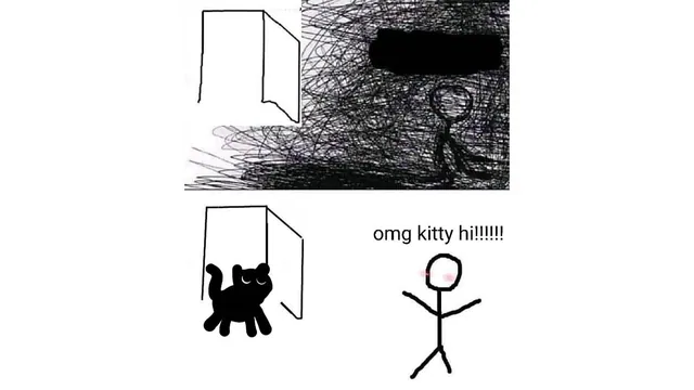 OMG X Hi!!! meme card