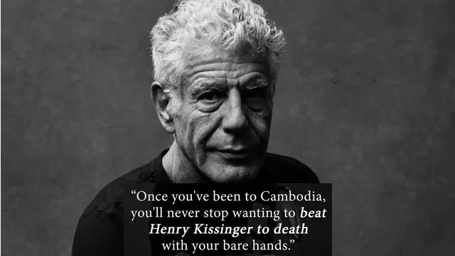 Once You've Been to Cambodia, You'll Never Stop Wanting to Beat Henry Kissinger ... meme card