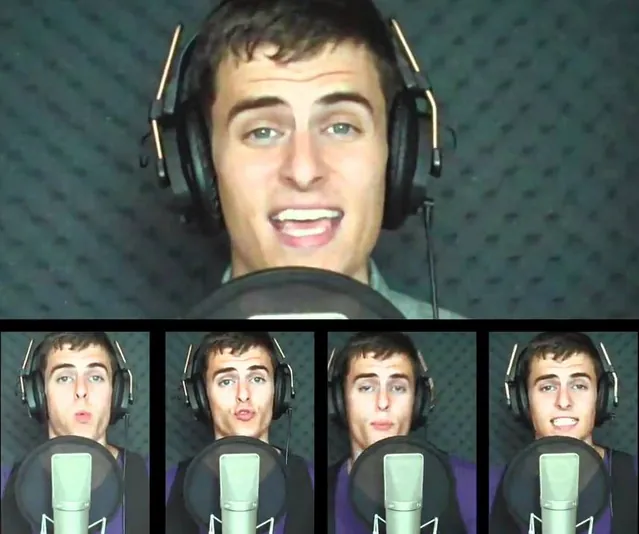 One Man Acapella meme card