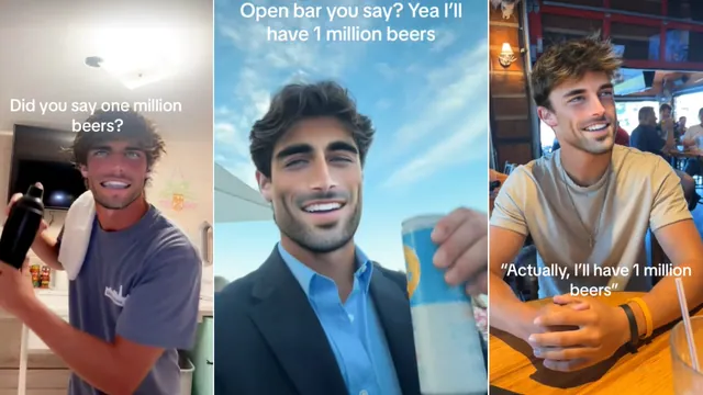 One Million Beers meme card