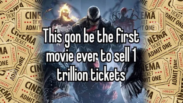 One Trillion Tickets meme card