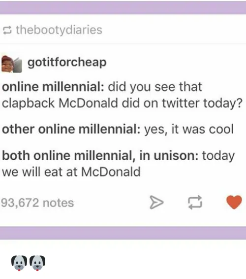 Carte meme Online Millennial