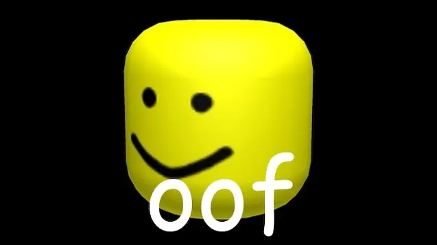 Carte meme OOF / Roblox Death Sound
