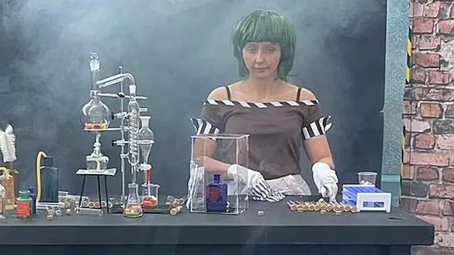 Oompa-Loompa Bartender meme card