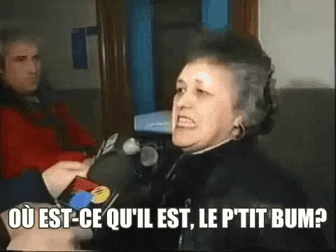 Carte meme « Où est-ce qu’il est, le p’tit bum ? » (Yolande Ouellet)