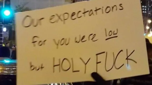 Our Expectations for You Were Low But Holy Fuck meme card