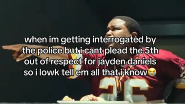 Carte meme Out Of Respect For Jayden Daniels