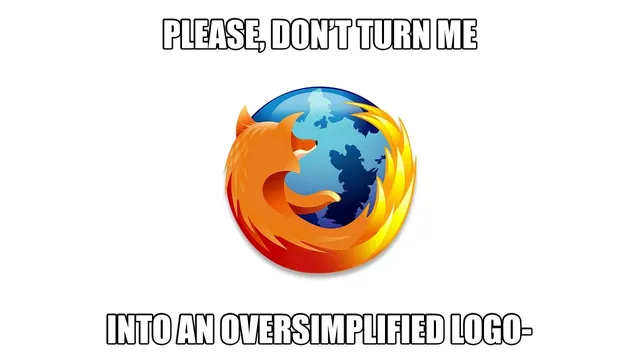 Oversimplified Logo meme card