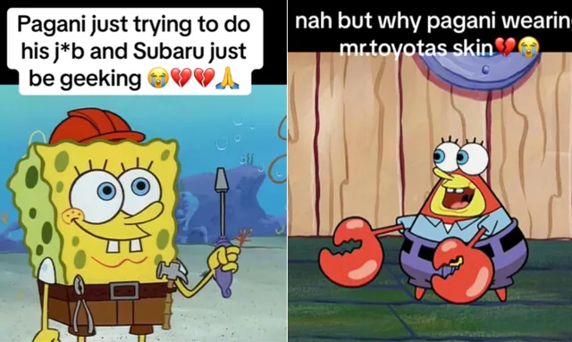 Carte meme Pagani and Subaru