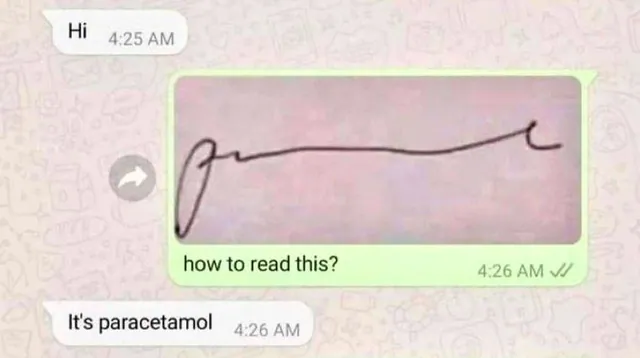 Paracetamol meme card