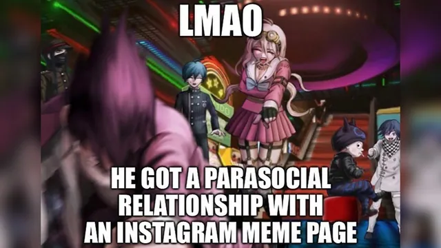 Parasocial Relationships meme card