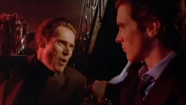 Patrick Bateman Nodding meme card
