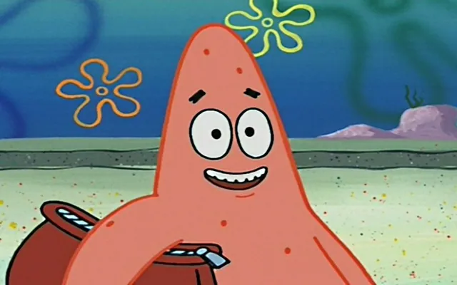 Patrick Star meme card