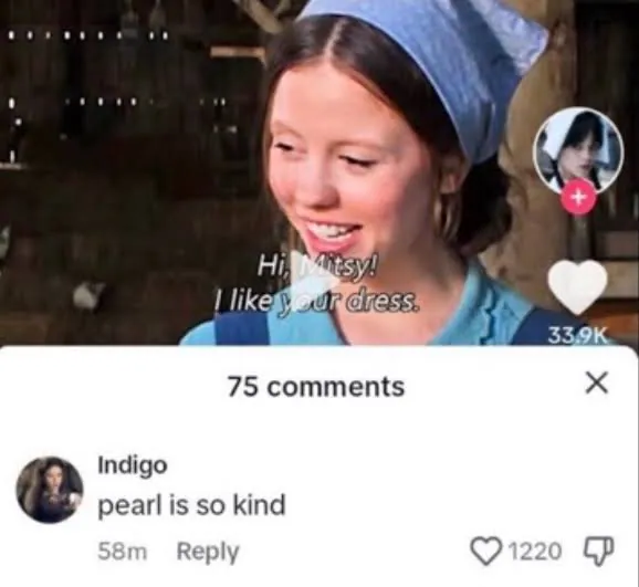 Pearl Is So Kind meme card