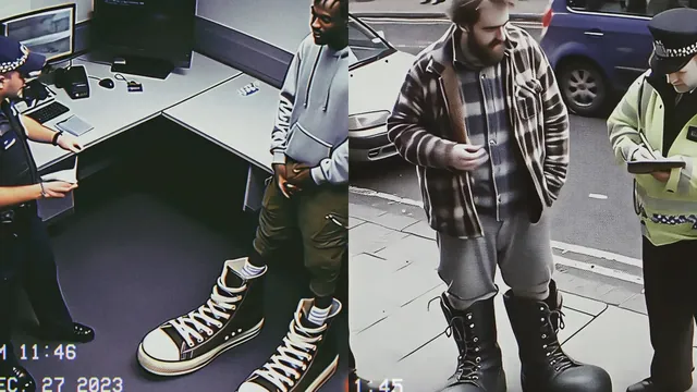 People Getting Arrested Over Big Boots meme card