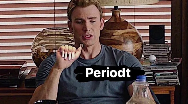 Periodt meme card