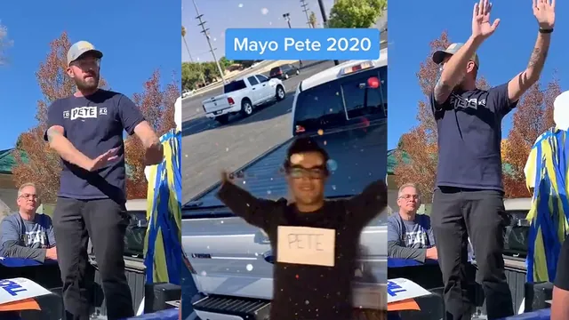 Pete Buttigieg "High Hopes" Dance meme card