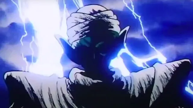 Piccolo Lightning Strike meme card