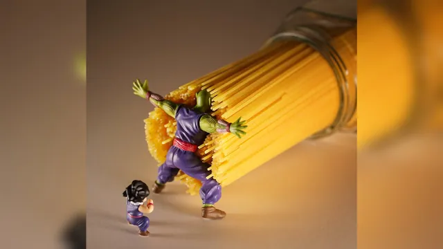 Piccolo vs. Spaghetti meme card