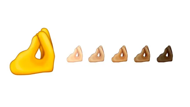 Carte meme Pinched Fingers Emoji