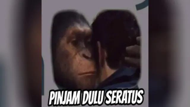 Pinjam Dulu Seratus meme card