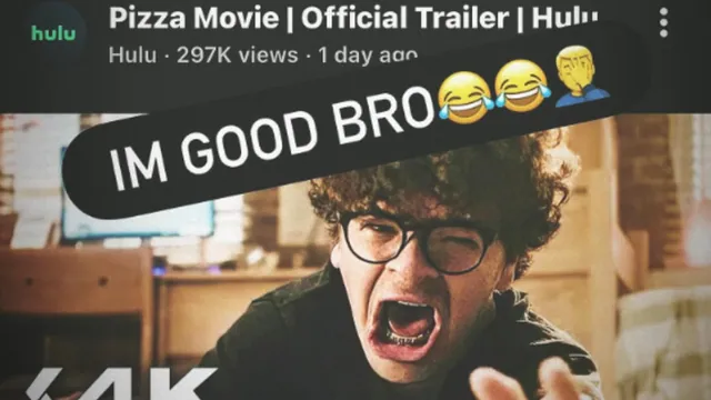 Pizza Movie "I'm Good Bro" meme card