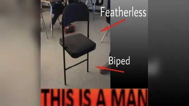 Plato's Man / Featherless Biped meme card