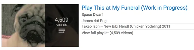 Carte meme Play This at My Funeral