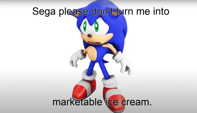Carte meme Please Sega Don’t Turn Me Into