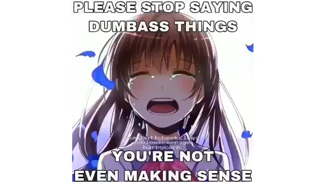 Carte meme Please Stop Saying Dumbass Things