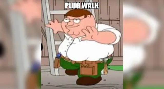 Plug Walk meme card