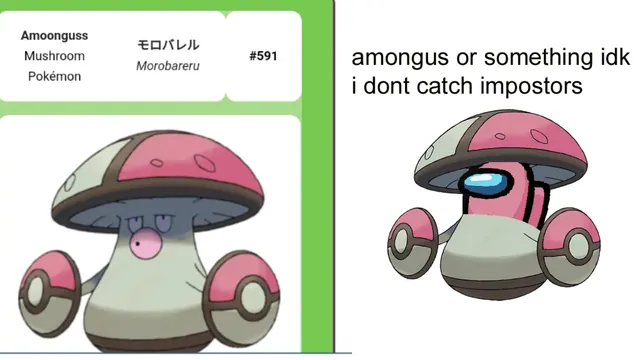 Pokémon 591 / Amoonguss meme card